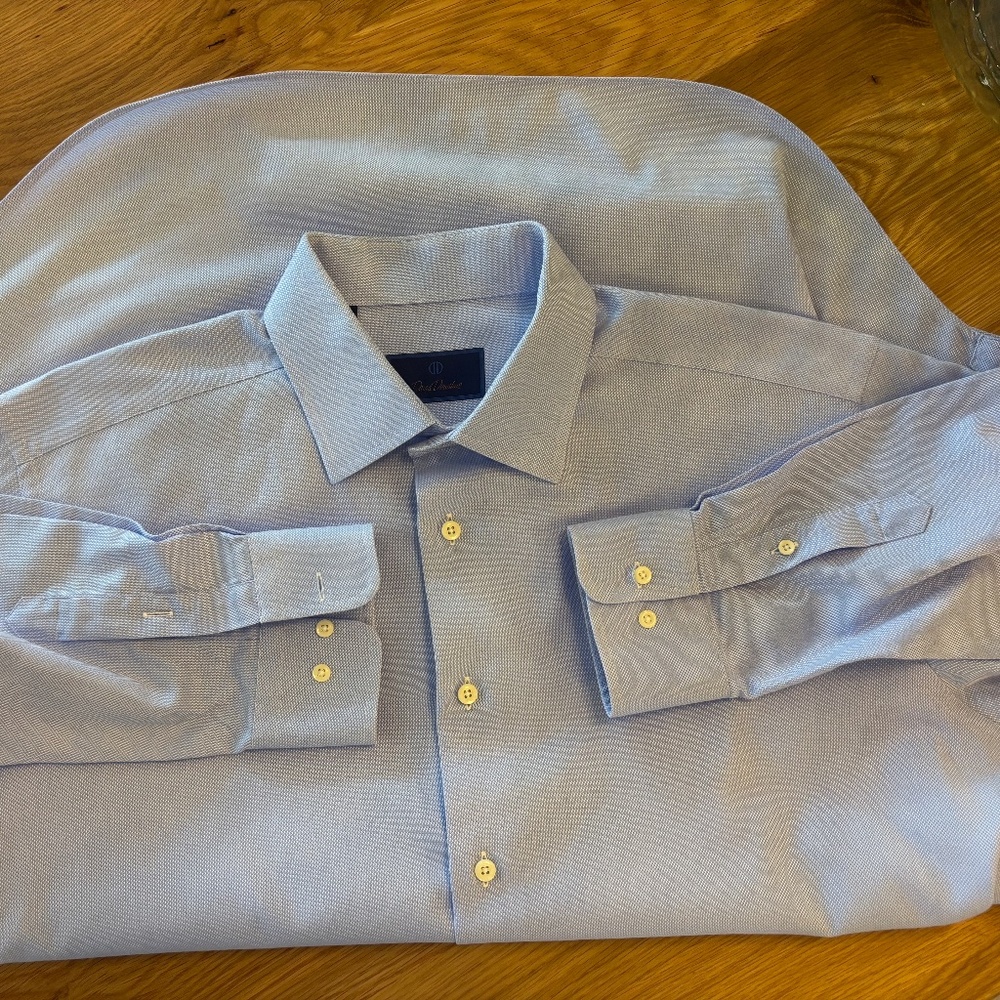 *MENS  David Donahue Dress Shirt (17 34/35)